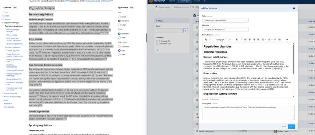 Support for unstructured sources